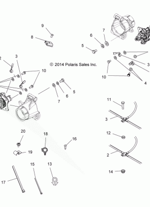 BRAKES REAR BRAKE LINES - A17SWS57C1 / C2