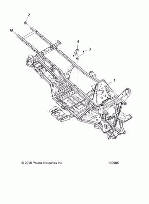 CHASSIS FRAME - A17SWS57C1 / C2 (100985)