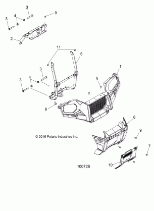 BODY FRONT BUMPER and MOUNTING - A17SWS57C1 / C2 (100726)