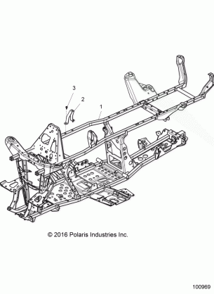CHASSIS FRAME - A17SDE57N2 (100969)