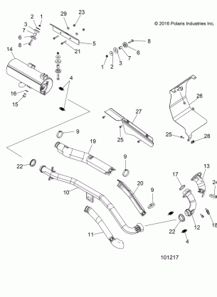 ENGINE EXHAUST - A17SDS57C2 / E2