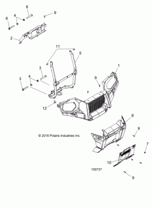 BODY FRONT BUMPER and MOUNTING - A17SDS57C2 / E2 (100737)