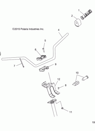 STEERING HANDLEBAR and CONTROLS - A17SDS57C2 / E2 (100332)