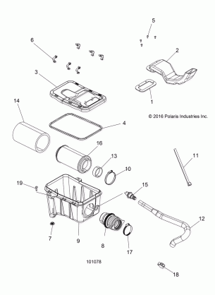 ENGINE AIR INTAKE SYSTEM - A17SEA57N1 / EE57N1 / NL