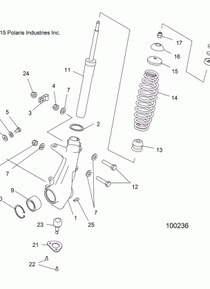 SUSPENSION FRONT STRUT - A17SEA57N1 / EE57N1 / NL