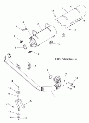 ENGINE EXHAUST SYSTEM - A17DAA57A5 / A7