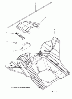 BODY STORAGE REAR - A17SVE95FM [101132)