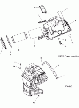 ENGINE AIR INTAKE - A17SVS95FM