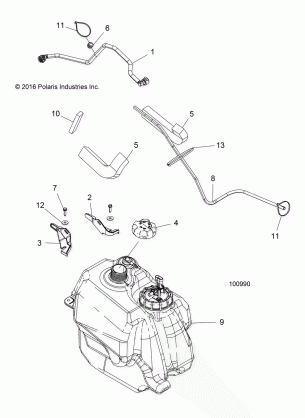 BODY FUEL TANK ASM. - A17SWE57N1 (100990)