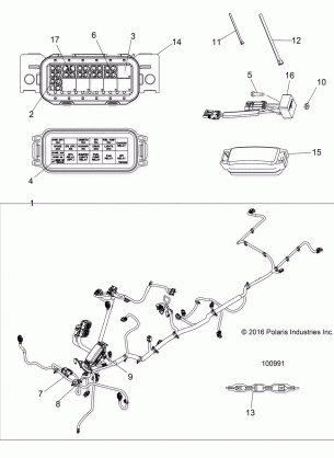 ELECTRICAL HARNESS - A17SWE57N1 (100991)