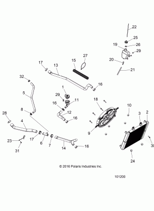 ENGINE COOLING SYSTEM - A17SWE57N1 (101200)