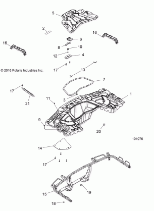 BODY REAR RACK - A17SXE95NL (101076)