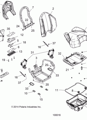 BODY SEAT PASSENGER - A17SYS95CK (100016)