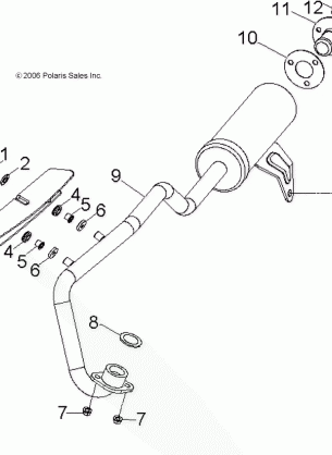 ENGINE EXHAUST - A17YAK05A4 / N4 / A6 / N6 (A00024)