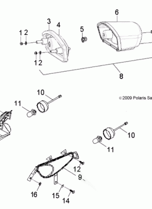 ELECTRICAL HEADLIGHTand TAILLIGHT - A17YAK05A4 / N4 / A6 / N6 (A00023)