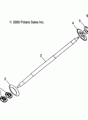 WHEELS REAR AXLE - A17YAK05A4 / N4 / A6 / N6 (4999202359920235B12)