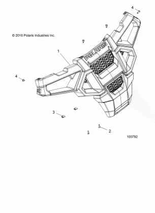 BODY BUMPER FRONT - A17HAA15A7 / B7 (100792)