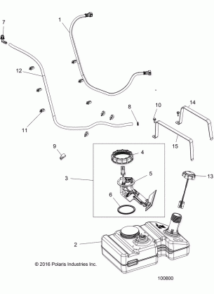 BODY FUEL TANK - A17HAA15A7 / B7 (100800)