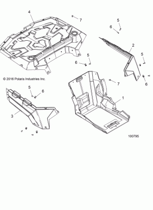 BODY REAR BOX AND FENDERS - A17HAA15A7 / B7 (100795)