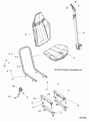 BODY SEAT - A17HAA15A7 / B7 (100798)