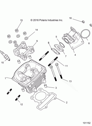 ENGINE CYLINDER HEAD ASM. - A17HAA15A7 / B7