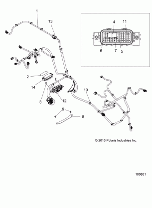 ELECTRICAL WIRE HARNESS - A17HAA15A7 / B7 (100801)