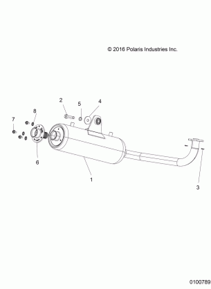 ENGINE EXHAUST SYSTEM - A17HAA15A7 / B7