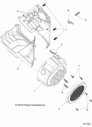 ENGINE FAN COVER AND SHROUD COMP - A17HAA15A7 / B7 (101163)