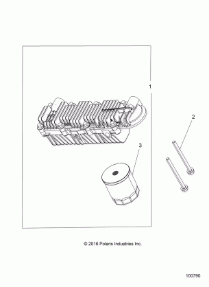 ENGINE OIL COOLER and FILTER - A17HAA15A7 / B7 (100790)