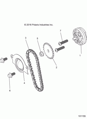 ENGINE OIL PUMP - A17HAA15A7 / B7 (101155)