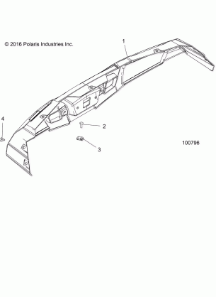 BODY BUMPER REAR - A17HAA15A7 / B7 (100796)