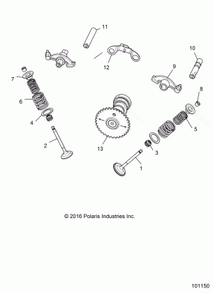 ENGINE VALVE TIMING MECHANISM - A17HAA15A7 / B7