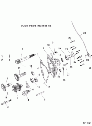 DRIVE TRAIN MAIN GEARCASE - A17HAA15A7 / B7 (101162)