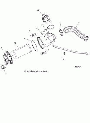 ENGINE AIR INTAKE SYSTEM - A17HAA15A7 / B7 (100791)