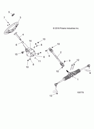 STEERING STEERING ASM. - A17HAA15A7 / B7 (100779)