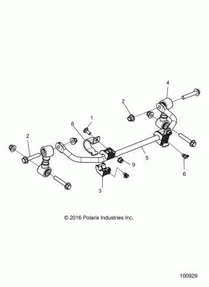 SUSPENSION STABILIZER BAR FRONT - A17HAA15A7 / B7 (100929)