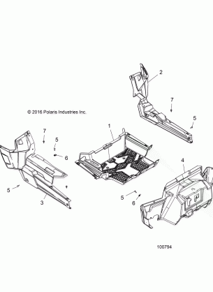 BODY FLOOR AND ROCKER PANELS - A17HAA15A7 / B7 (100794)