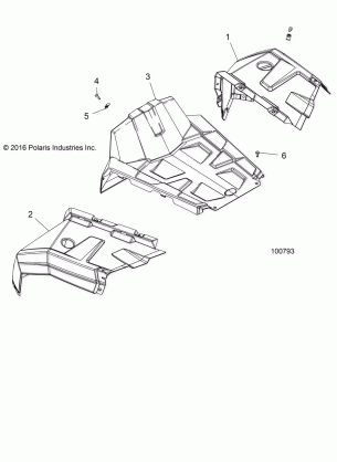 BODY FRONT FENDERS - A17HAA15A7 / B7 (100793)