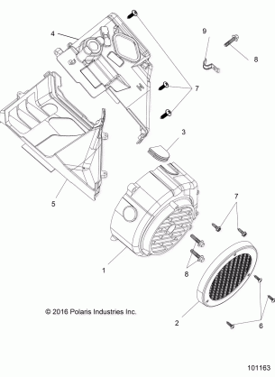ENGINE FAN COVER AND SHROUD COMP - A17HAA15N7 (101163)