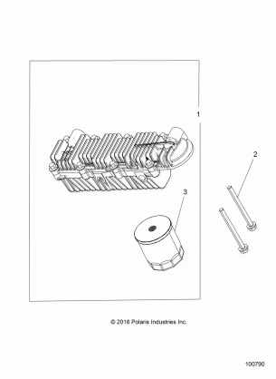 ENGINE OIL COOLER and FILTER - A17HAA15N7 (100790)