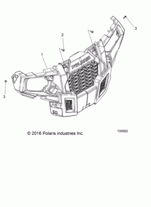 BODY BUMPER FRONT - A17DAE57AM (100692)