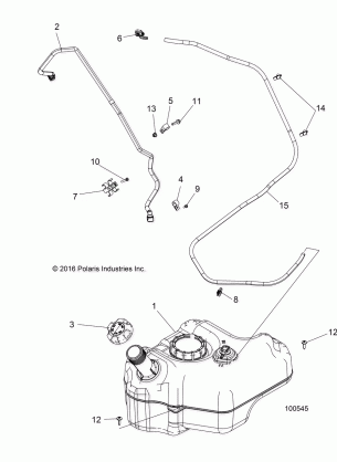 BODY FUEL TANK - A17DAE57AM (100545)