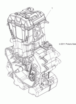 ENGINE LONG BLOCK - A17DAE57AM (49RGRSB12RZR570)