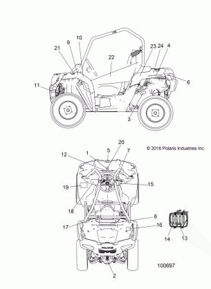 BODY BUMPER REAR - A17DAE57AM (100537)