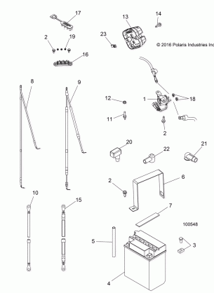 ELECTRICAL BATTERY - A17DAE57AM (100548)