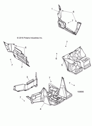 BODY FLOOR AND ROCKER PANELS - A17DAE57AM (100695)