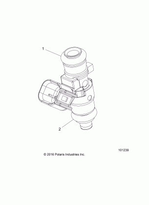 ENGINE FUEL INJECTOR 2521068 O-RINGS - A17S6S57C1 / CM (101239)
