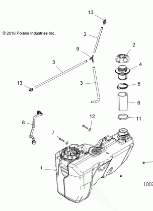 BODY FUEL TANK - A17SXS95CL (100760)