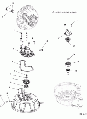 ENGINE COOLING SYSTEM and WATER PUMP - A17SXS95CL