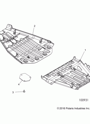 BODY SKID PLATES - A17SXS95CL (100931)